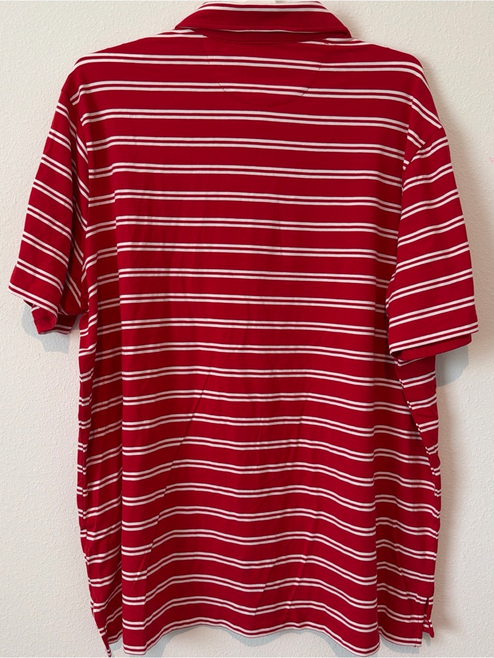 Goodfellow & Co Men’s Red Stripe Polo Shirt - Picture 4 of 4